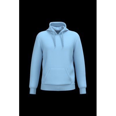 Sudadera sin cremallera con capucha y bolsillo canguro Sky Blue Xl