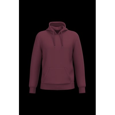 Sudadera sin cremallera con capucha y bolsillo canguro Wine L
