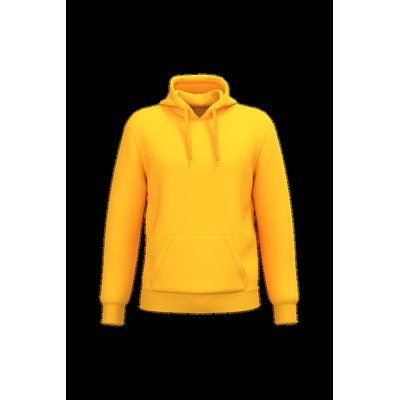 Sudadera sin cremallera con capucha y bolsillo canguro Yellow Xxl