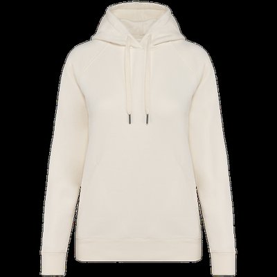 Sudadera sin cremallera con capucha Ivory S