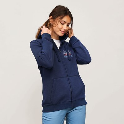 Sudadera con Cremallera y Capucha Mujer 280gr