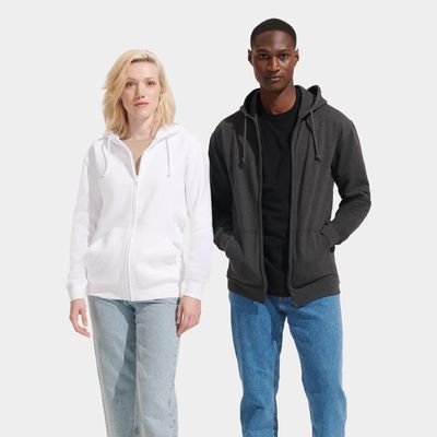 Sudadera con Cremallera y Capucha