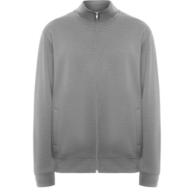 Sudadera Cuello Alto con Cremallera Gris Vigore L