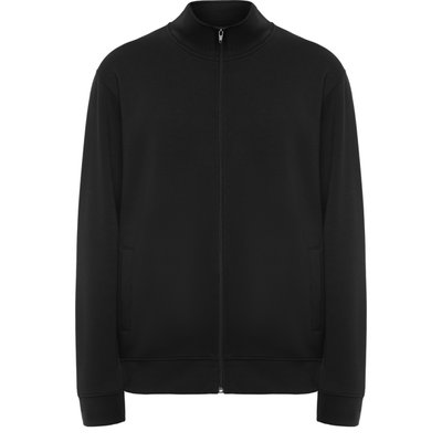 Sudadera Cuello Alto con Cremallera Negro S