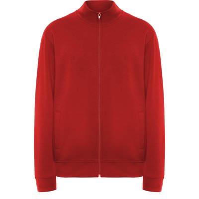 Sudadera Cuello Alto con Cremallera Rojo M