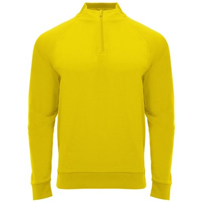 Sudadera cuello con media cremallera Amarillo L