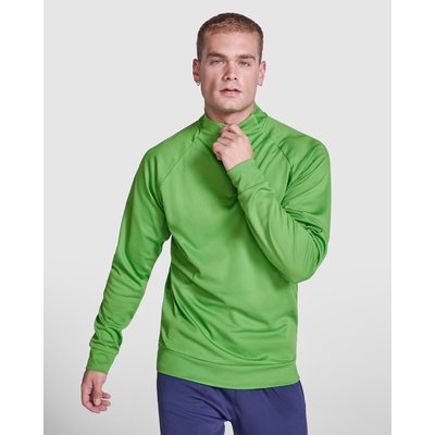 Sudadera cuello con media cremallera