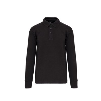 Sudadera cuello polo DARK GREY M
