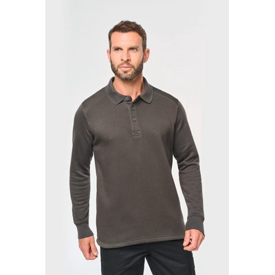Sudadera cuello polo