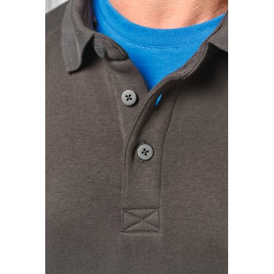 Sudadera cuello polo