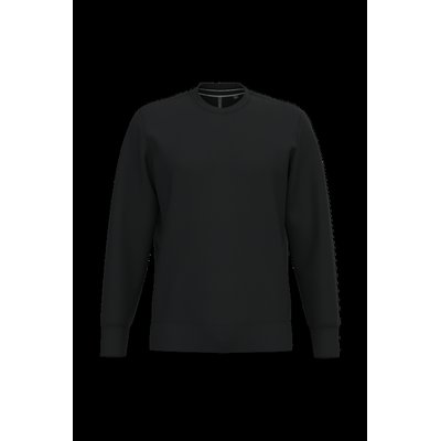 Sudadera cuello redondo algodón Black Xs
