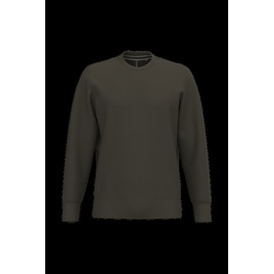 Sudadera cuello redondo algodón Dark Khaki Xs