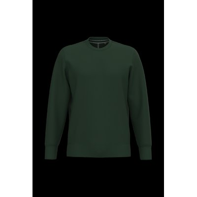Sudadera cuello redondo algodón Forest Green Xxl