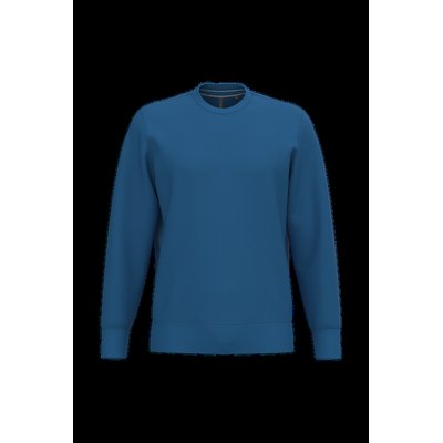 Sudadera cuello redondo algodón Light Royal Blue L