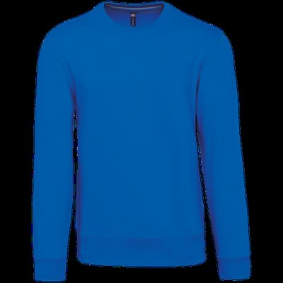 Sudadera cuello redondo algodón Light Royal Blue XXL