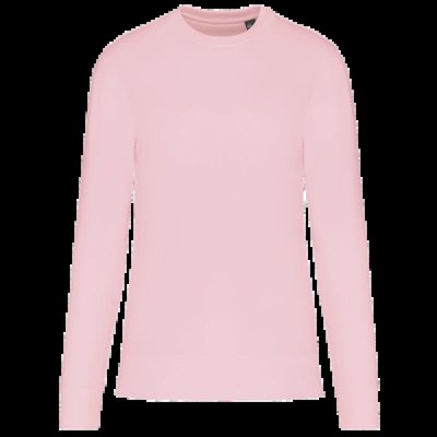 Sudadera cuello redondo ecorresponsable niños Pale Pink 10/12 Ans