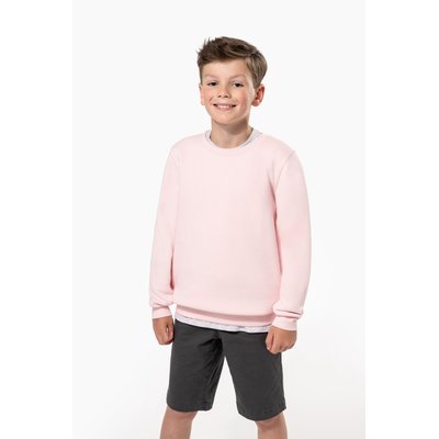 Sudadera cuello redondo ecorresponsable niños