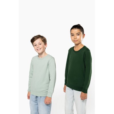 Sudadera cuello redondo ecorresponsable niños