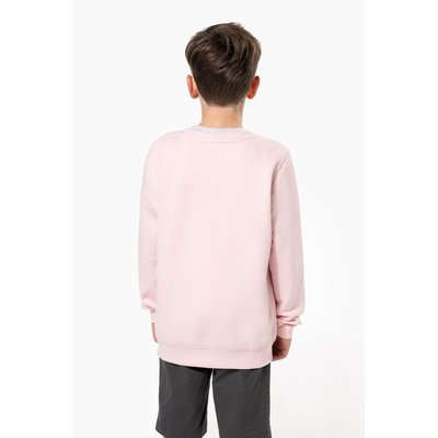 Sudadera cuello redondo ecorresponsable niños