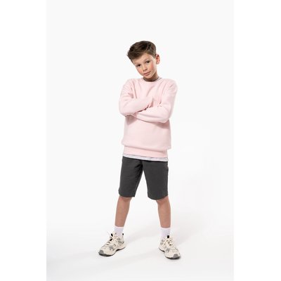 Sudadera cuello redondo ecorresponsable niños