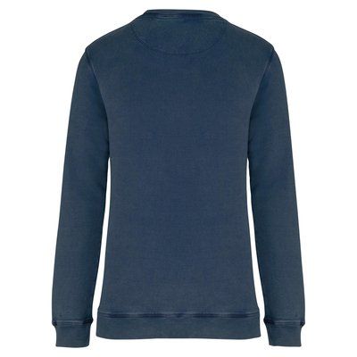 Sudadera cuello redondo felpa Azul L