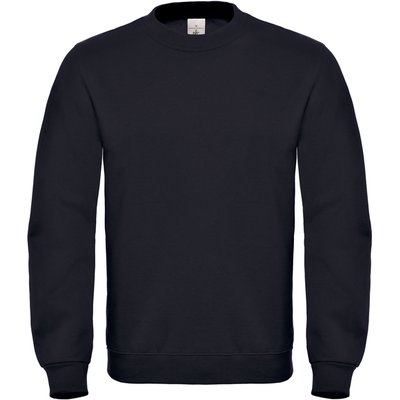 Sudadera cuello redondo lisa Black 4XL