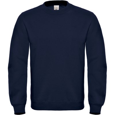 Sudadera cuello redondo lisa Navy L