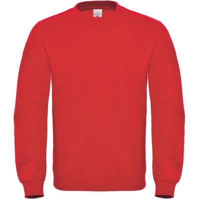 Sudadera cuello redondo lisa Red XL