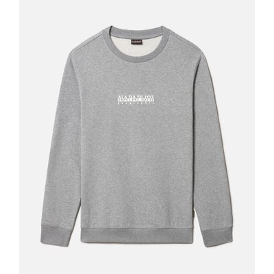 Sudadera de cuello redondo con logotipo Medium Grey Melange Xxl