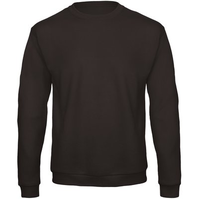 Sudadera cuello redondo unisex Black L