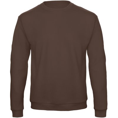Sudadera cuello redondo unisex Brown 4XL