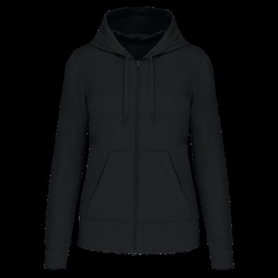 Sudadera eco con capucha mujer Black XL
