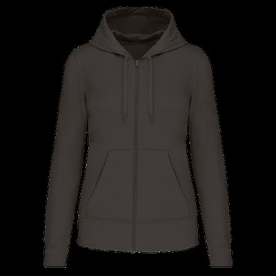 Sudadera eco con capucha mujer DARK GREY S