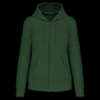 Sudadera eco con capucha mujer Forest Green XS