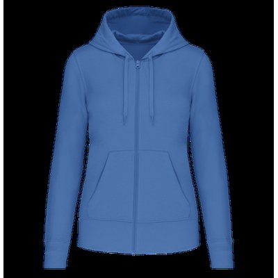 Sudadera eco con capucha mujer Light Royal Blue M