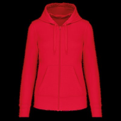 Sudadera eco con capucha mujer Red XXL