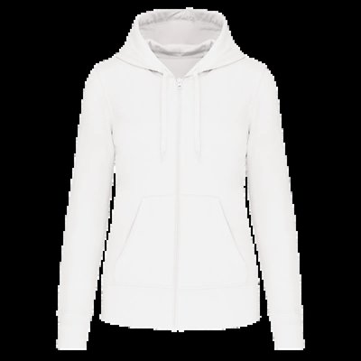 Sudadera eco con capucha mujer White S