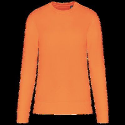 Sudadera eco corte recto Light Orange M