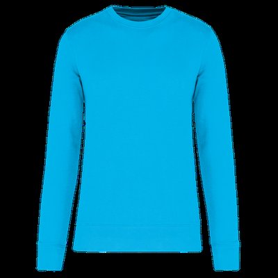 Sudadera eco corte recto Sea Turquoise Xxl