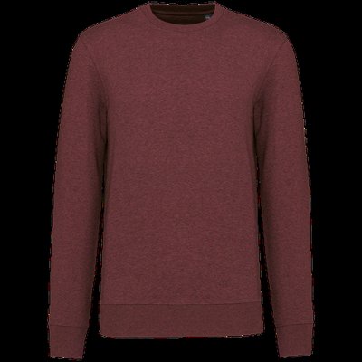 Sudadera eco corte recto Wine Heather 4XL