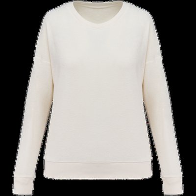 Sudadera ecorresponsable mujer Ivory M