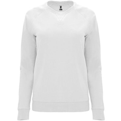 Sudadera entallada mujer Blanco S