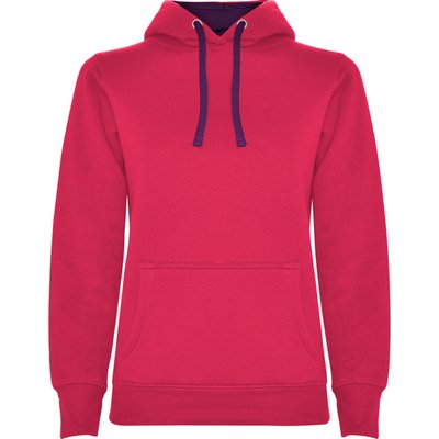 Sudadera Entallada Mujer con Capucha ROSETON/PURPURA 2XL