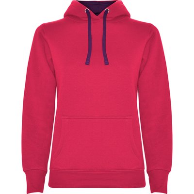 Sudadera Entallada Mujer con Capucha ROSETON/PURPURA S
