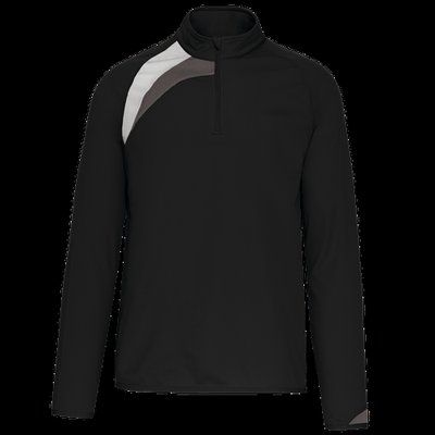 Sudadera de entrenamiento Black / White / Storm Grey L