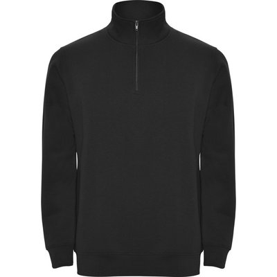 Sudadera Felpa Cuello Alto Negro S