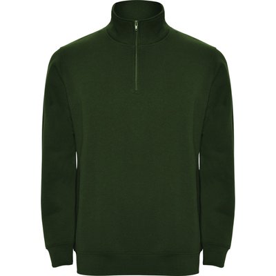 Sudadera Felpa Cuello Alto VERDE BOTELLA XL