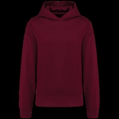 Sudadera de felpa oversize Wine XXL