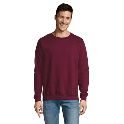 Sudadera Felpa Perchada 280g Burgundy M