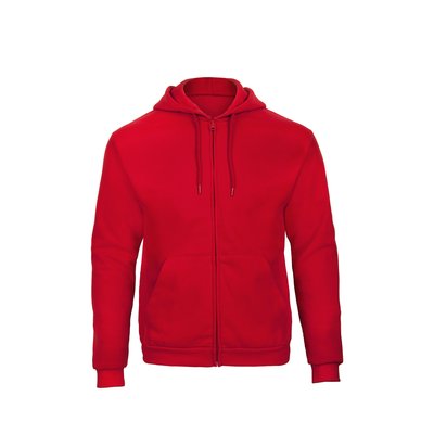 Sudadera gruesa con cremallera y capucha Red XL
